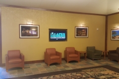 Lobby with our Logo